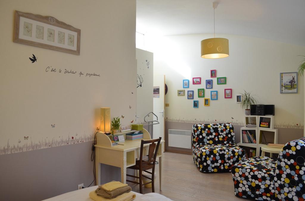Bed and Breakfast Couette Et Cafe Crème à Le Coudray Chambre photo
